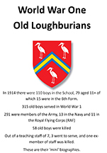 World War One Old Loughburians (WW1)