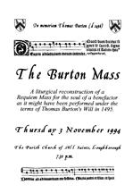 1994 The Burton Mass