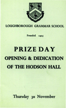 1961 Prize Day Opening & Dedication of the Hodson Hall