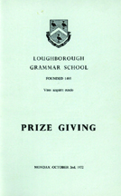 1972 Prize Giving