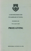 1986 Prize Giving