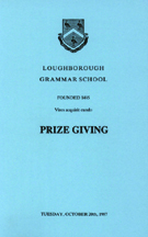 1987 Prize Giving