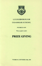 1989 Prize Giving