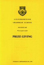 1991 Prize Giving