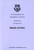 1992 Prize Giving