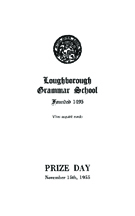 1955 Prize Day