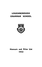 1953 Honours & Prize List